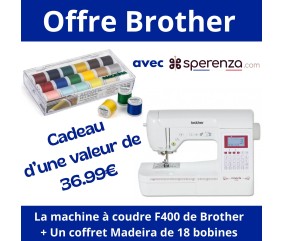 Machine à coudre Innov-is F400 - Brother promo promotion solde remise exceptionnel affaire pack