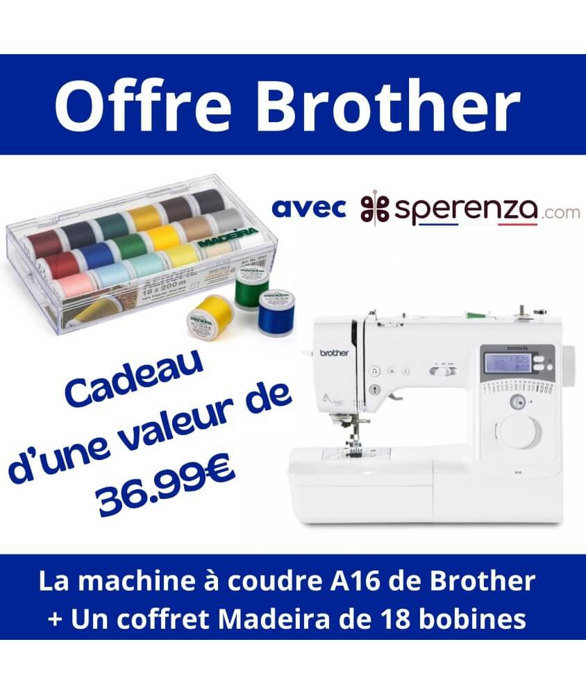 Machine à coudre Innov-is A16 - Brother promo promotion solde remise exceptionnel affaire pack Machine à coudre Innov-is A16 - Brother promo promotion solde remise exceptionnel affaire pack