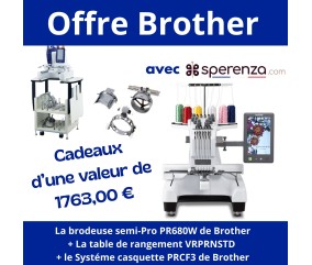 Machine à Broder Semi-Professionnelle Brother PR680W  OFFRE EXCLUSIF promotion solde remise réduction promo
