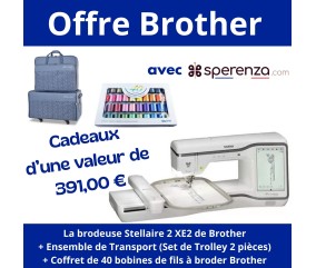Machine à Broder Stellaire 2 XE2 de Brother Offre exclusive Pack promotion solde promo remise