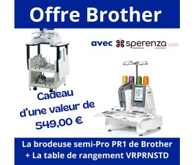 Machine à Broder Semi-Professionnelle Brother PR1 solde promotion offre exceptionnelle sperenza