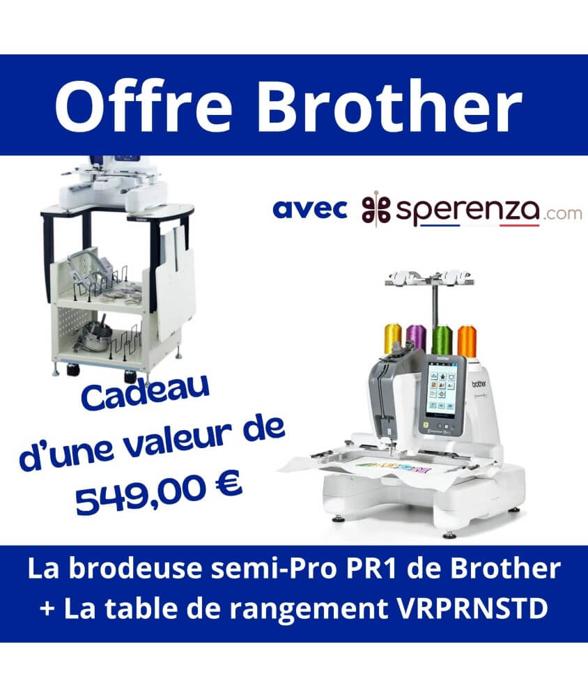 Machine à Broder Semi-Professionnelle Brother PR1 solde promotion offre exceptionnelle sperenza