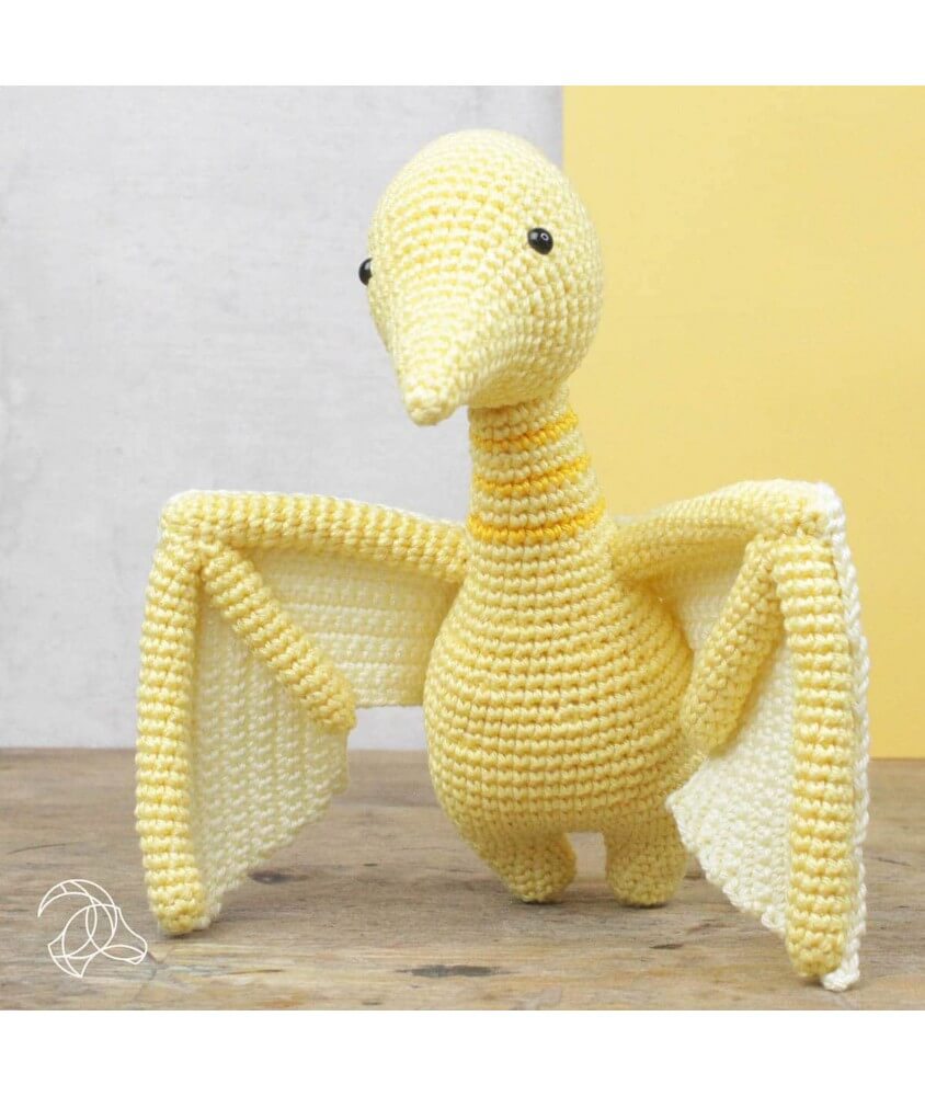 Kit Crochet Dinosaure Ptéranodon - Amigurumi Hardicraft Kit Crochet Dinosaure Ptéranodon - Amigurumi Hardicraft