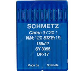 Lot de 10 Aiguilles pour machine à coudre industrielle - Dimension 12019 - canu 3720 1  SY3355  135x17  DPx17 - Schmetz