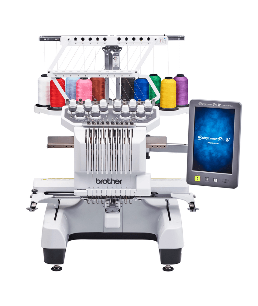 Machine à Broder Semi-Professionnelle Brother PR1060W - Machine à broder 10 aiguilles - Garantie 5 ans