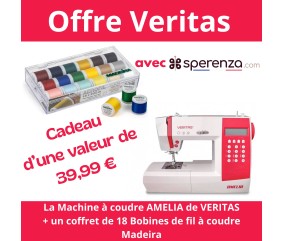 Machine à coudre AMELIA - VERITAS - Garantie 5 ans promotion solde affaire petit prix cadeau