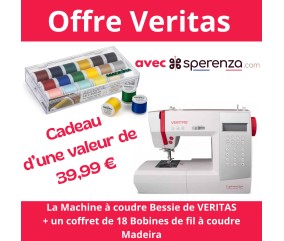 Machine à coudre BESSIE - VERITAS - Garantie 5 ans pas cher petit prix exclusif soldes promo promotion affaire solde