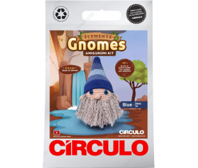 Kit Amigurumi Círculo – Gnome Élément “Eau” : un kit débutant complet