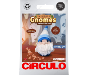 Kit Amigurumi Círculo – Gnome Élément “Air”  un kit débutant complet
