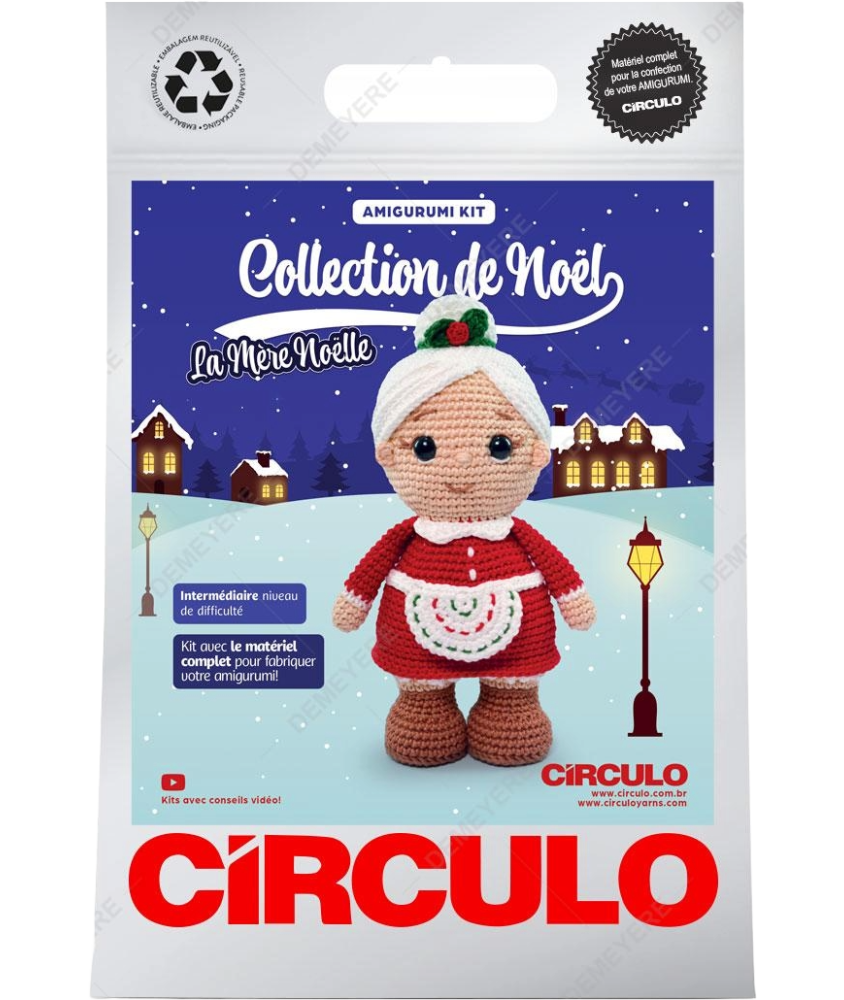 Kit Amigurumi de Noël - La Mère Noël - Circulo