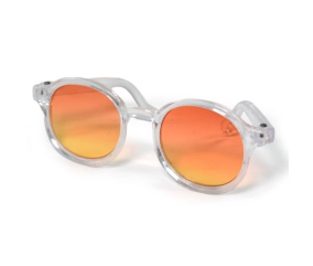 Lunettes de soleil orange pour Amigurumi / Poupée - 8,5 x 2,5 cm - Circulo