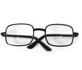 Lunettes rectangulaires pour Amigurumi / Poupée - 8,5 x 2,5 cm - Circulo