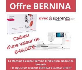 Machine À Broder Bernina B 700 et Module de Broderie Série 7 - Bernina - Garantie 5 ans offert solde cadeaux offre exclusive