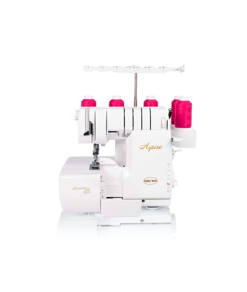 Surjeteuse recouvreuse Aspire – précision, polyvalence et facilité - Baby Lock - Garantie 5 ans Surjeteuse recouvreuse Aspire – précision, polyvalence et facilité - Baby Lock - Garantie 5 ans