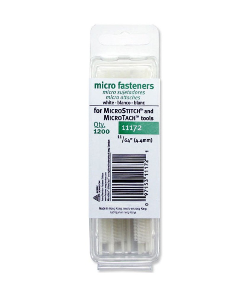 Recharges de 1200 agrafes pour MicroStitch - Avery Dennison