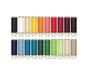 Coffret de 20 bobines de Fil à coudre 100m - Gutermann : l’incontournable pour tous vos projets couture