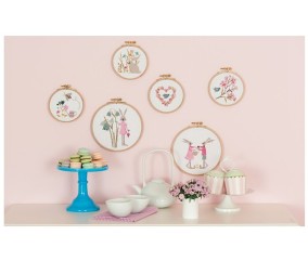 Tambour à broder (ou cercle) en bois Ø 10 cm à 25 cm - Milward