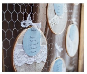 Tambour à broder (ou cercle) en bois Ø 10 cm à 25 cm - Milward