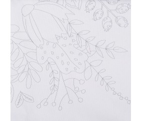 Kit de nappe à broder - Récolte automnale - 80 x 80 cm - Trimits
