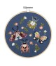 Kit de Broderie Mini bête avec cercle en bois de 15 cm – Trimits