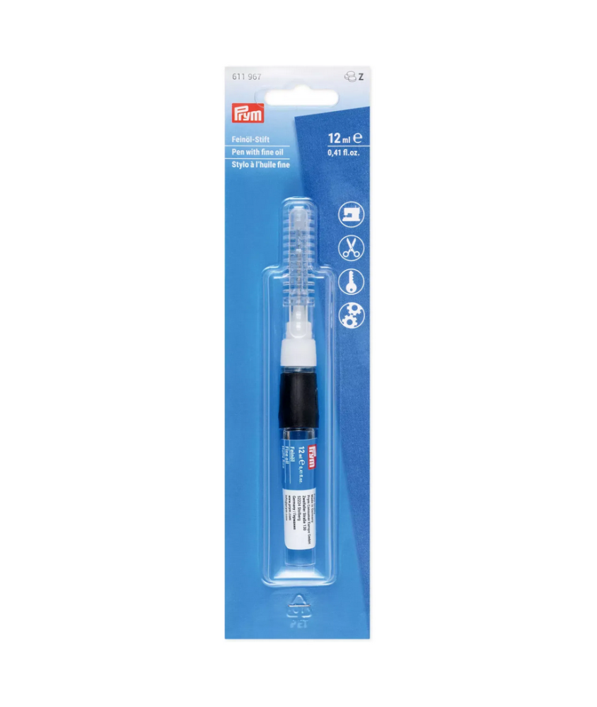 Stylo à l'huile fine - Prym - L’outil idéal pour entretenir et prolonger la vie de vos machines à coudre Stylo à l'huile fine - Prym - L’outil idéal pour entretenir et prolonger la vie de vos machines à coudre