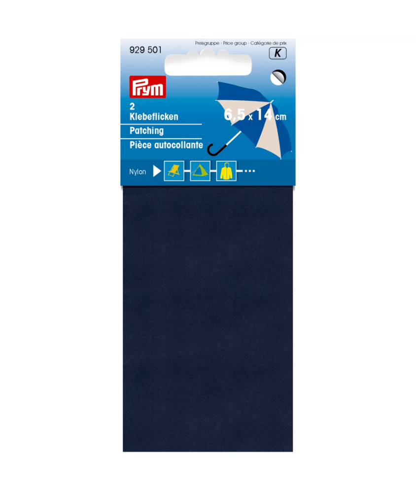 Pièce autocollante, nylon, 2 pièces, 6,5 x 14 cm - Prym