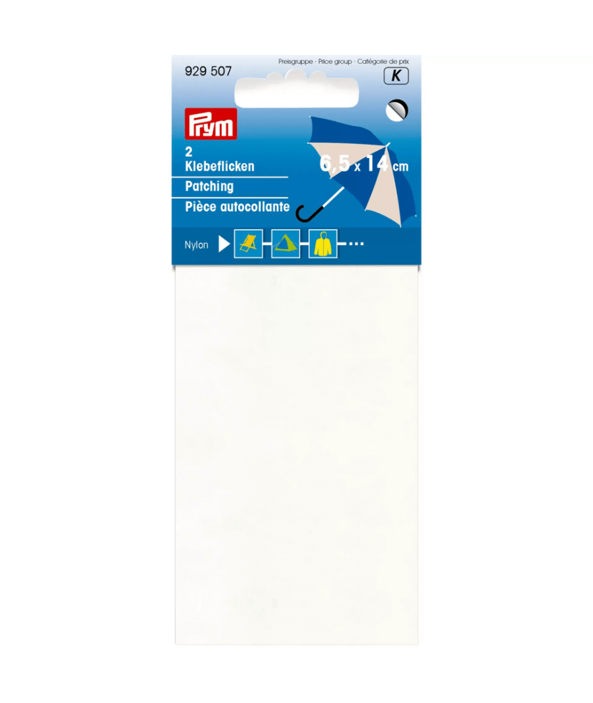 Pièce autocollante, nylon, 2 pièces, 6,5 x 14 cm - Prym
