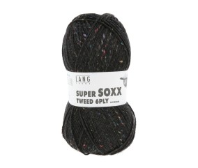 Pelote à tricoter SUPER SOXX TWEED 6 fils - 150 Gr - Lang Yarns