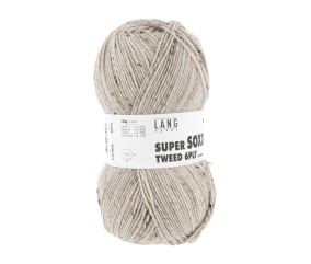 Pelote à tricoter SUPER SOXX TWEED 6 fils - 150 Gr - Lang Yarns : La laine robuste, chaude et élégante