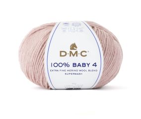Pelote de mérino à tricoter 100% BABY 4 - DMC
