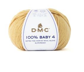 Pelote de mérino à tricoter 100% BABY 4 - DMC