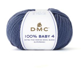 Pelote de mérino à tricoter 100% BABY 4 - DMC