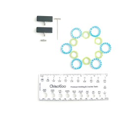 KIT AIGUILLES INTERCHANGEABLES TWIST RED LACE MINI 10 CM - CHIAOGOO