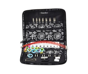 KIT AIGUILLES INTERCHANGEABLES TWIST RED LACE COMPLET 10 CM - CHIAOGOO