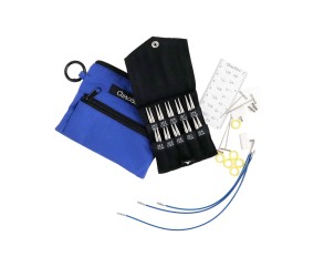 KIT AIGUILLES INTERCHANGEABLES CHIAOGOO TWIST BLUE SHORTIES SMALL