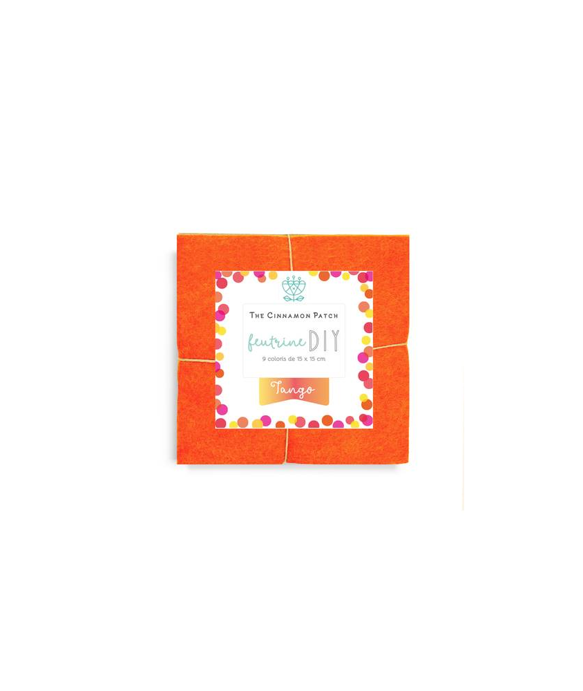 PACK TANGO 9 COLORIS DE FEUTRINE 15x15cm EN CAMAIEUX PACK TANGO 9 COLORIS DE FEUTRINE 15x15cm EN CAMAIEUX