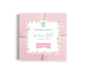 PACK GUIMAUVE 9 COLORIS DE FEUTRINE 15x15cm EN CAMAIEUX