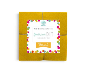 PACK FESTIVAL - 9 COLORIS DE FEUTRINE 15x15cm EN CAMAIEUX