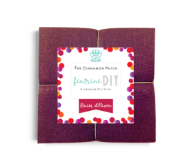 PACK BAIES D'HIVER - 9 COLORIS FEUTRINE 15x15cm EN CAMAIEUX