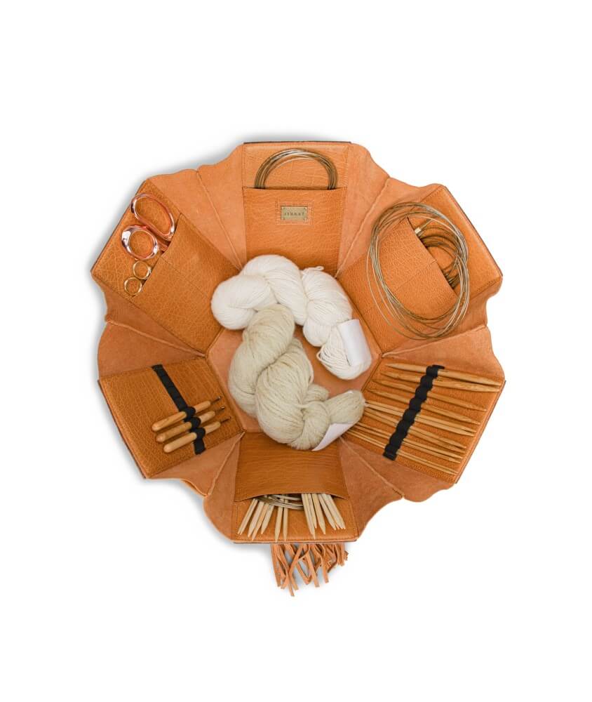 GRANDE BOITE À COUTURE ET À OUVRAGE MUUD - EVITA XL - WHISKY