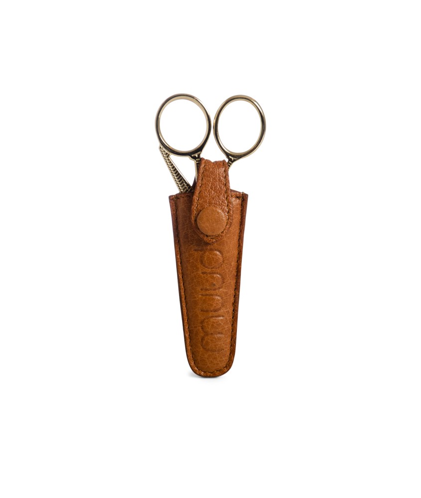 ETUI EN CUIR POUR CISEAUX MUUD - ESPOO - WHISKY