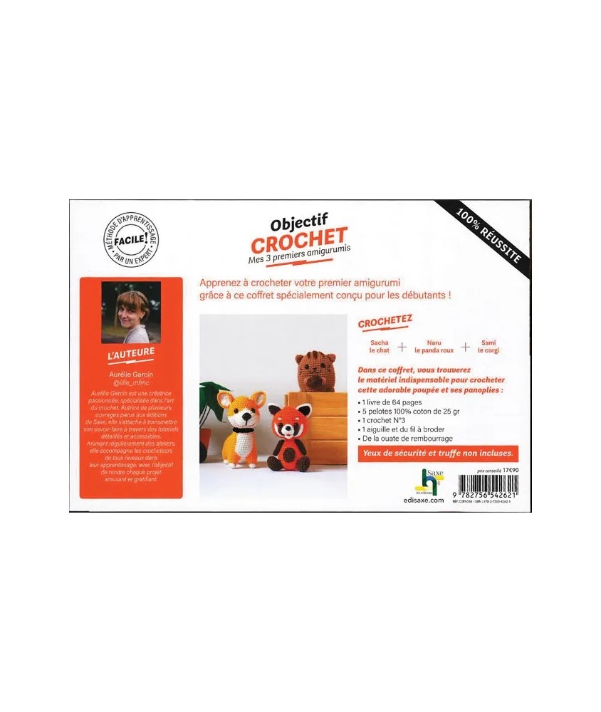 COFFRET OBJECTIF CROCHET - MES 3 PREMIERS AMIGURUMIS