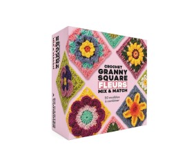 COFFRET - CROCHET GRANNY SQUARE FLEURS MIX & MATCH