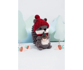 Kit Crochet Écureuil Gourmand – DMC : kit complet pour réaliser un amigurumi craquant et plein de douceur