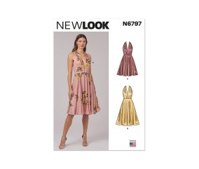 Patron New Look 6797 - Robe femme en deux longueurs