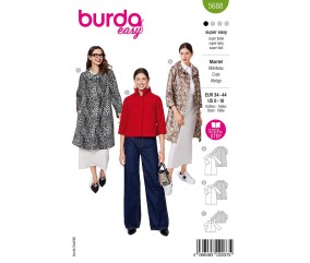 Patron Burda 5688 - Manteau/veste