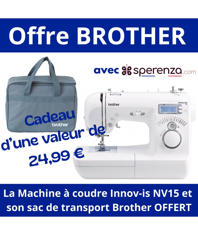 Machine à coudre Innov-Is NV15 - Brother - Garantie 3 ans offre black friday exclusif solde promotion promo