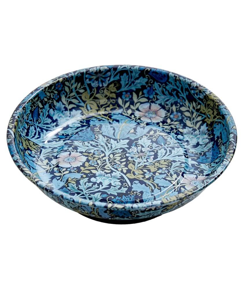 Coupelle aimantée pour aiguilles et épingles - Collection fleurs bleues - Hobby Gift Create