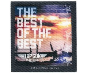 Écusson imprimé “The Best of the Best” – Top Gun – 65 x 71 mm🛩️