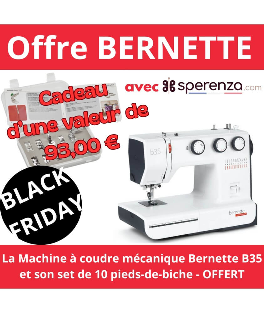 Machine à coudre mécanique B35 - Bernette - Garantie 5 ans PROMOTION SOLDE BLACK FRIDAY